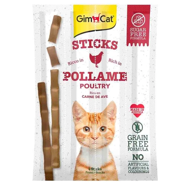 Gimpet Kediler için Tavuklu ve Ciğerli Ödül Çubukları 4 parça 20 gr ürün görseli 1