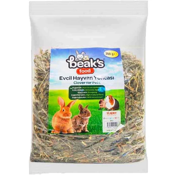 Beaks Kuru Yonca Kemirgen Otu 350 Gr ürün görseli 1