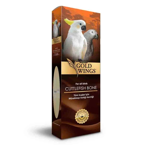 Gold Wings Premium Mürekkep Balığı Kemiği Gaga Taşı Büyük Boy ürün görseli 1