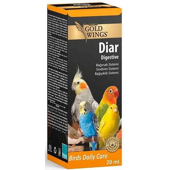 Gold Wings Premium Diar Digestive (Bağışıklık Sistemi) 20cc ürün görseli 1