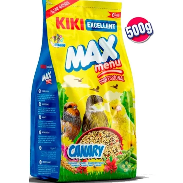 Kıkı Excellent Max Menu Kanarya Yemi 500 Gr ürün görseli 1