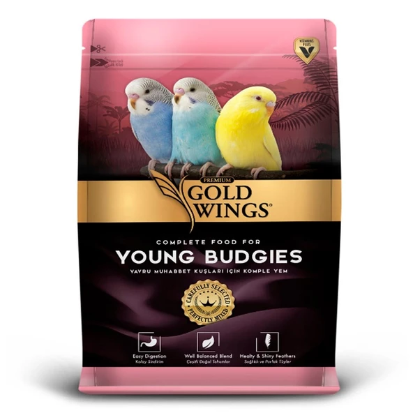 Gold Wings Premium Yavru Muhabbet Yemi 1Kg ürün görseli 1