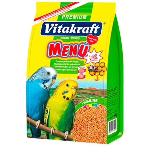 Vitakraft Menü Premium Muhabbet Kuşu Yemi 500 Gr ürün görseli 1