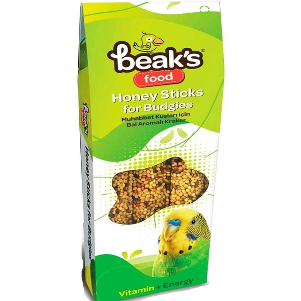 Beaks Ballı Muhabbet Kuşu Krakeri 3 Lu ürün görseli 1