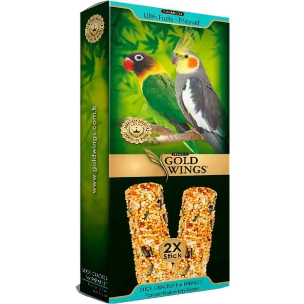 Gold Wings Premium Paraket Krakeri Meyveli 2'li Paket ürün görseli 1