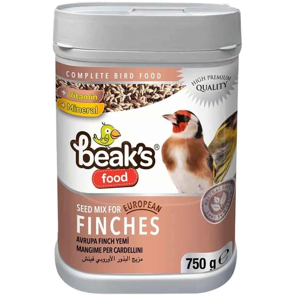 Beaks Avrupa Finch Kuş Yemi 750 gr ürün görseli 1