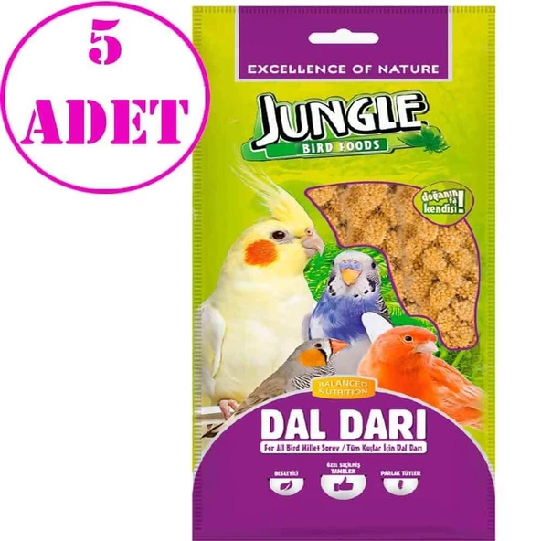 Jungle Doğal Dal Darı 5 li 5 AD ürün görseli 1