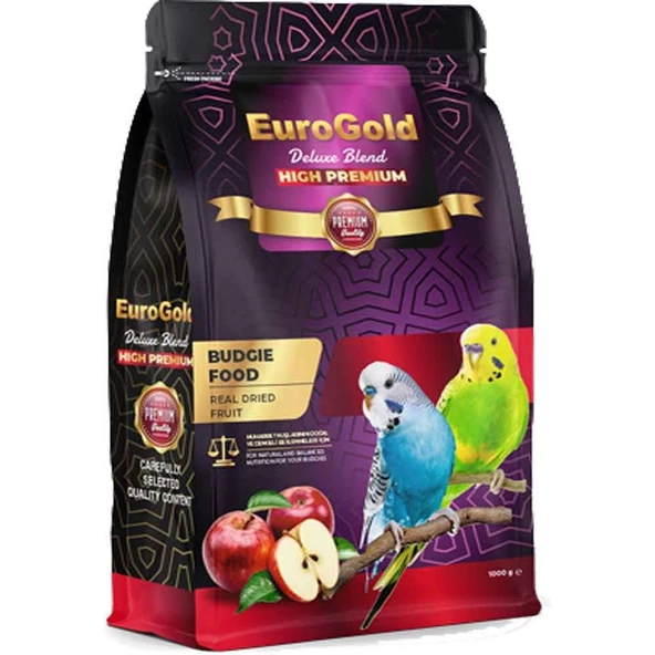 EuroGold Deluxe Blend Gerçek Elmalı Premium Muhabbet Yemi 1 Kg ürün görseli 1