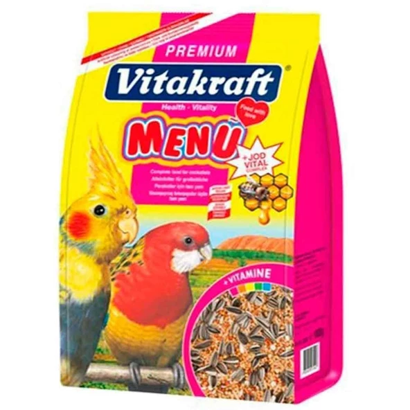 Vitakraft Premium Menü Jod Vital Paraket Yemi 1 Kg ürün görseli 1