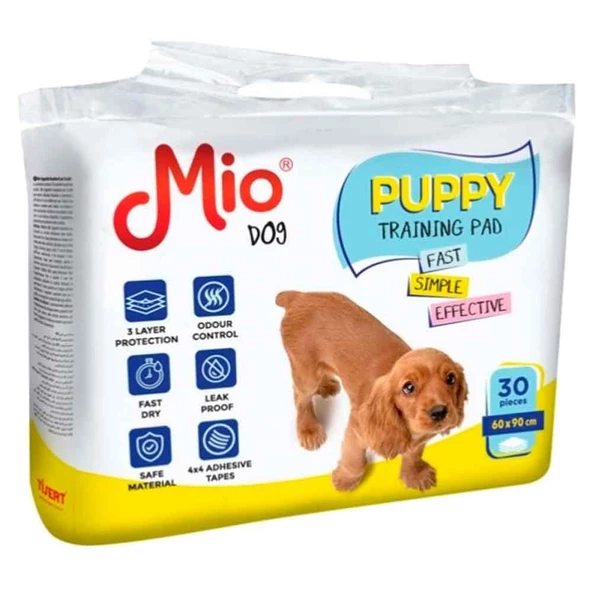 Mio Köpek Çiş Eğitim Pedi 30'lu 60 x 90 cm Yapışkanlı ürün görseli 1