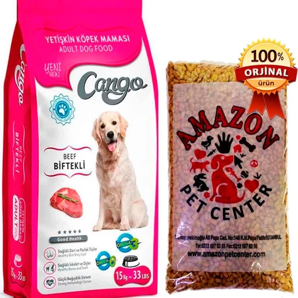 Cango Yetişkin Köpek Maması Biftekli Açık 1 Kg ürün görseli 1