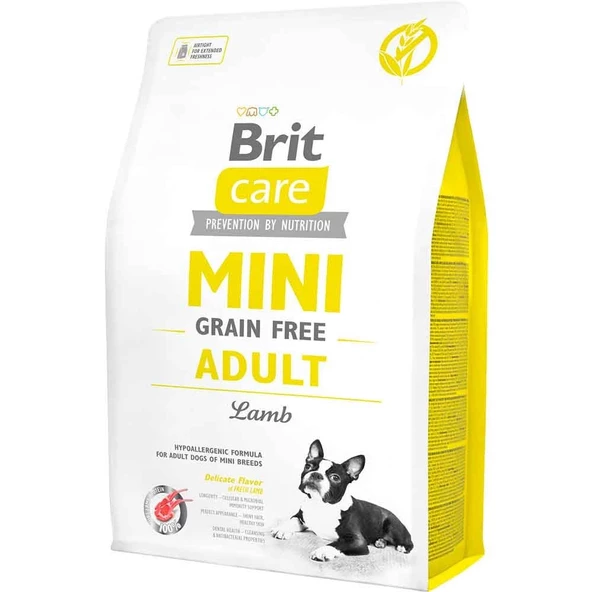 Brit Care Tahılısz Mini Adult Kuzulu Köpek Maması 2 kg ürün görseli 1