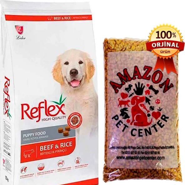 Reflex Puppy Beef Biftekli Yavru Köpek Maması Açık 1 Kg ürün görseli 1