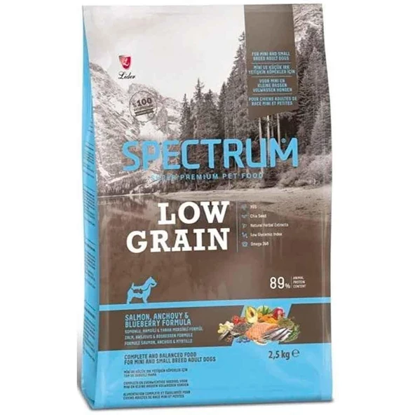 Spectrum Yavru Köpek Maması Somonlu Hamsili Yaban Mersinli Mini Irk 2.5 Kg ürün görseli 1