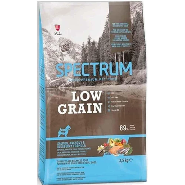Spectrum Somonlu Hamsili Yaban Mersinli Köpek Maması 2.5 Kg ürün görseli 1