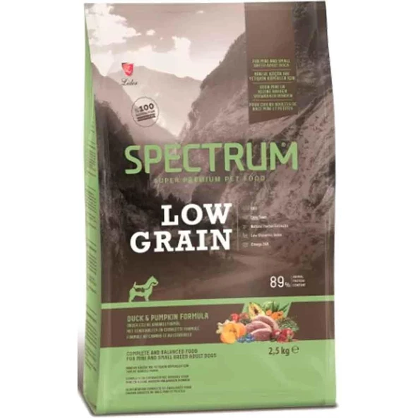 Spectrum Ördek Etli ve Bal Kabaklı Mini Irk Köpek Maması 2.5 Kg ürün görseli 1