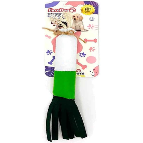 EuroDog Puppy Pet Toys Pırasa Şeklinde Köpek Oyuncağı ürün görseli 1