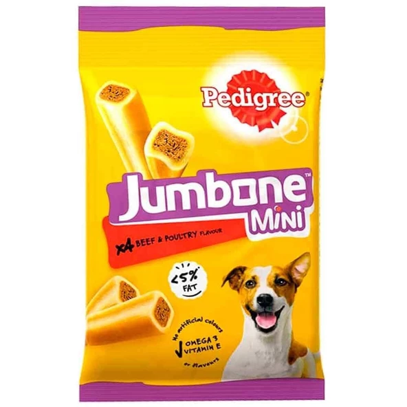 Pedigree Jumbone Mini Sığır Etli Köpek Ödülü 160 gr ürün görseli 1