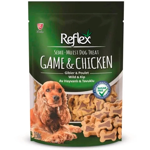 Reflex Av Hayvanlı ve Tavuklu Yumuşak Köpek Ödülü 150gr ürün görseli 1