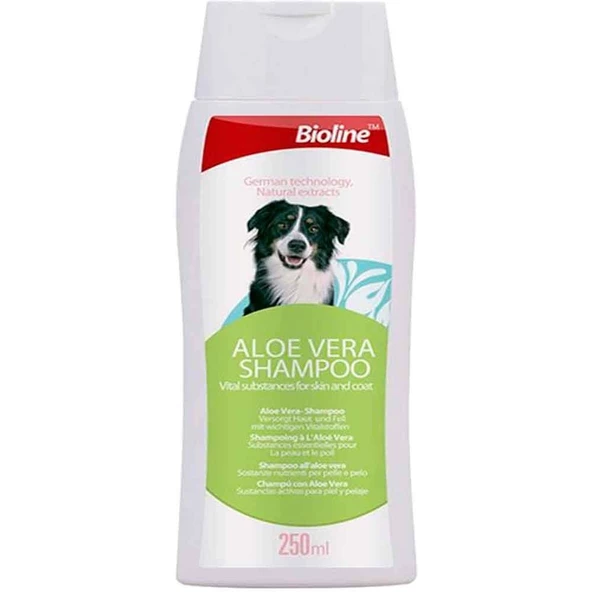 Bioline Köpekler İçin Aloe Vera Özlü Şampuan 250 Ml ürün görseli 1