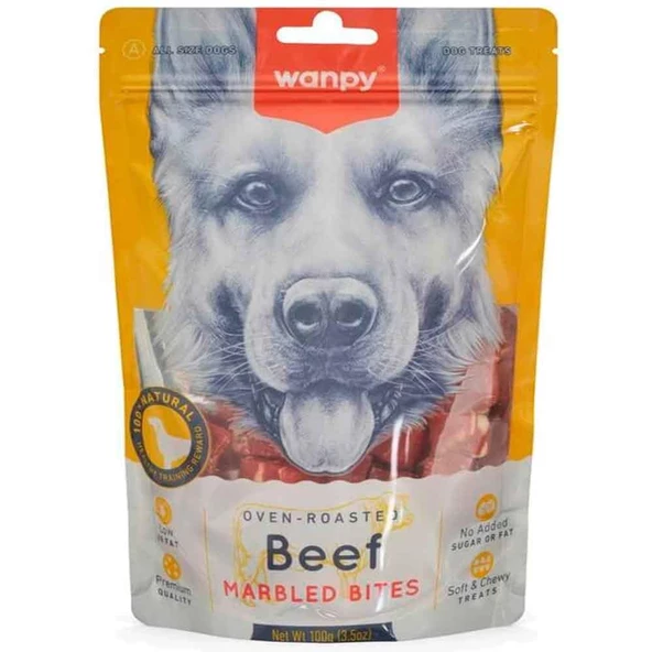 Wanpy Marbled Köpek Ödül Et Parçaları 100 Gr ürün görseli 1