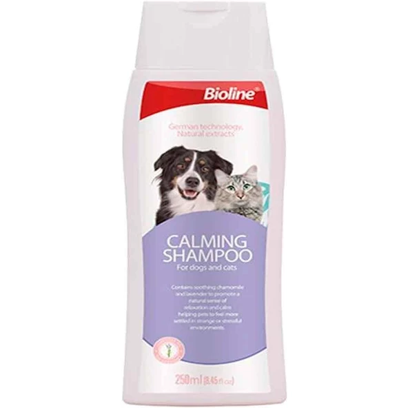 Bioline Kedi ve Köpek İçin Sakinleştirici Şampuan 250 Ml ürün görseli 1