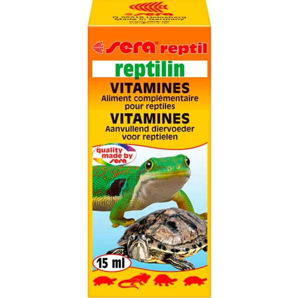 Sera Reptilin 15 Ml Kaplumbağa ve Sürüngen Vitamini ürün görseli 1