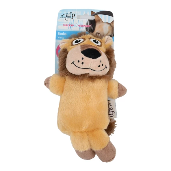 Ultrasonic - Simba Aslan Şeklinde Köpek Oyuncağı Ultrasonik Sesli ürün görseli 1
