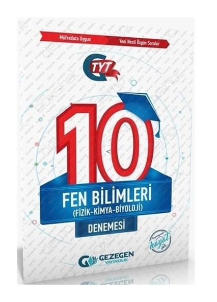 Gezegen Yayıncılık TYT Fen Bilimleri 10lu Deneme ürün görseli 1