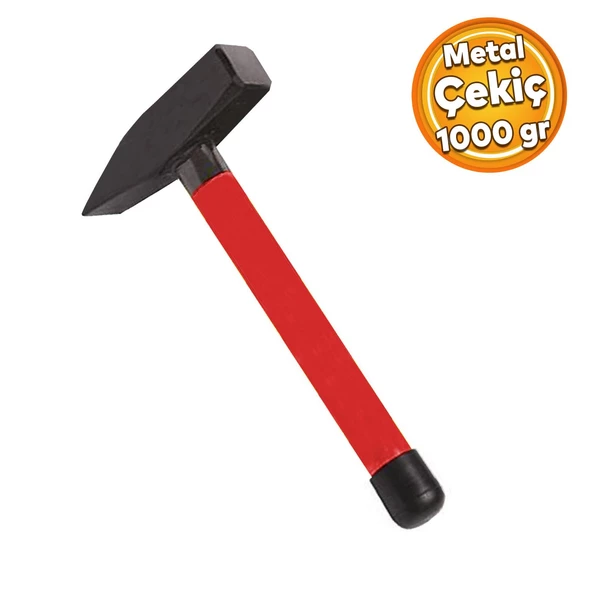 Kamyoncu Çekici Metal Saplı Çekiç 27 cm 1 kg 1000 Gr ürün görseli 1