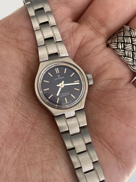 Onsa 20mm Çelik Kordon Vintage Kadın Kol Saati 018 (Kutusuz) ürün görseli 1