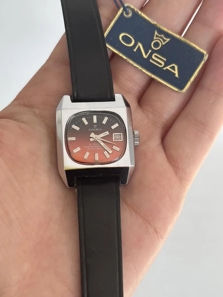 Onsa Deri Kordon Vintage Kadın Kol Saati 022 (Kutusuz) ürün görseli 1