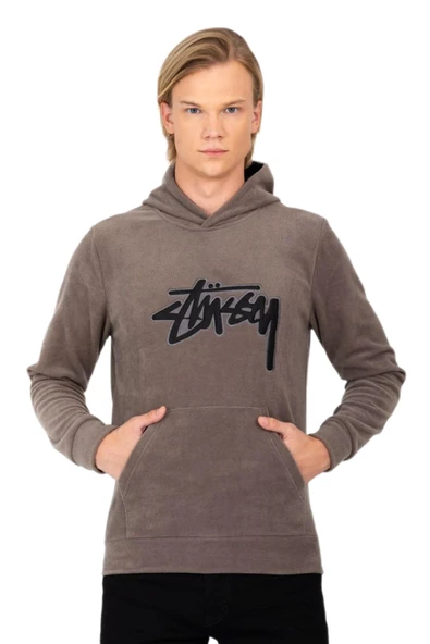 Erkek Kapüşonlu Polar Sweatshirt 6786 BGL-ST03219 - Resim 8
