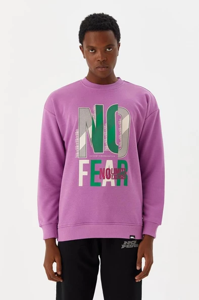 No Fear Erkek Sweatshirt Mor M500238 ürün görseli 1