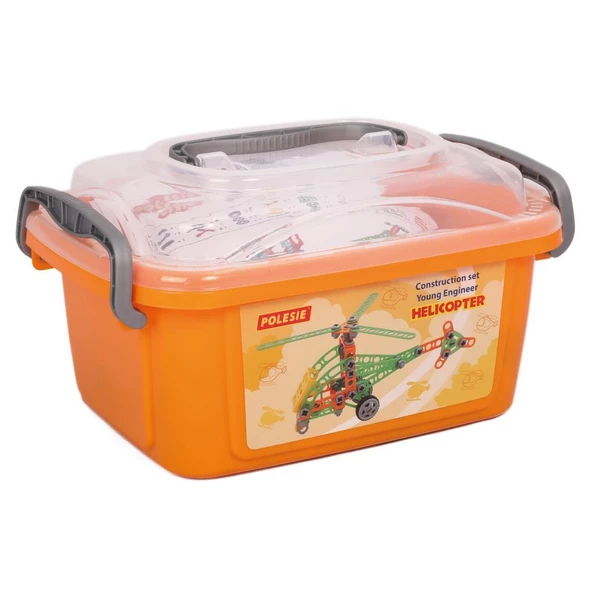 Polesie Mucit Tasarımcılar Helikopter Seti 129 Parça - POL-83418 ürün görseli 1