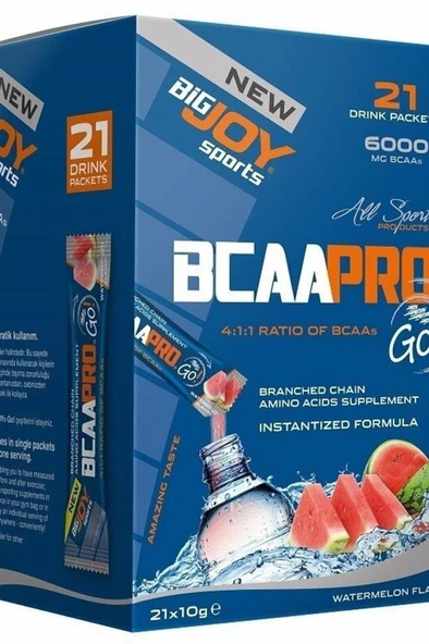 Bigjoy Sports Bcaa Pro Go! 21 Drink Packets Karpuz ürün görseli 1