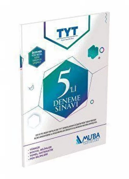 Muba Yayınları TYT 5li Deneme Sınavı ürün görseli 1