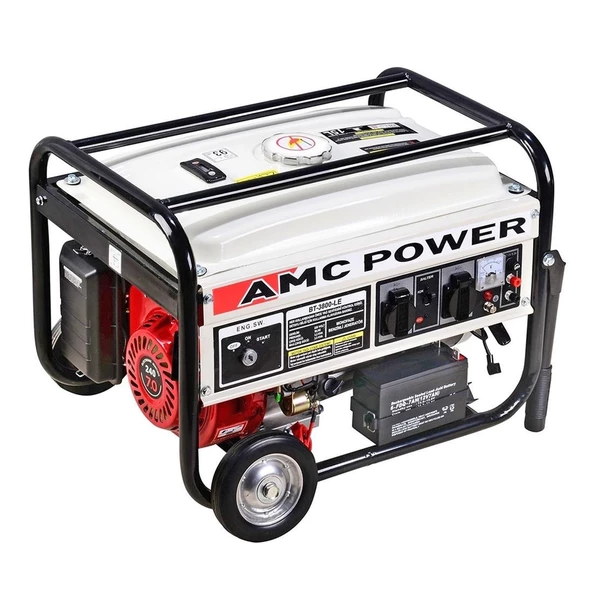 AMC Power Benzinli Jeneratör Marşlı ipli 3,5 Kva BT3800-LE - 2627002 ürün görseli 1
