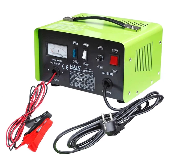 Hais Akü Şarj Cihazı 12-24v - CB-15S - 4841080 ürün görseli 1