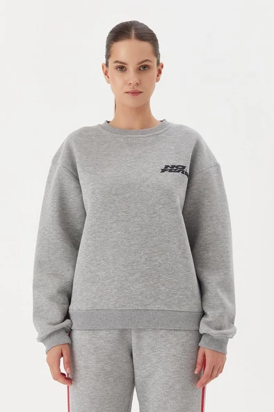 No Fear Kadın Sweatshirt Gri 72466 ürün görseli 1