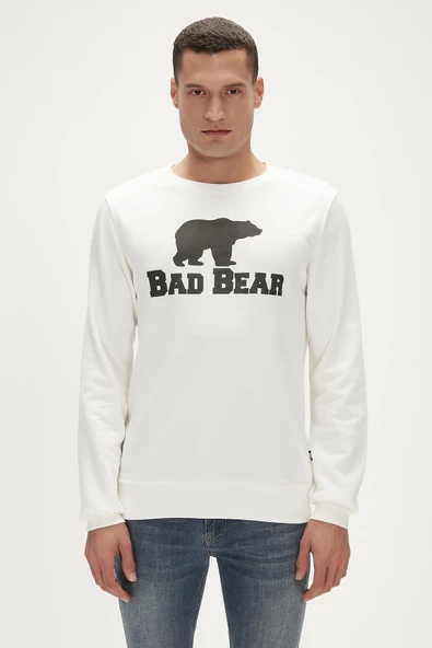 BAD BEAR CREWNECK ERKEK SWEATSHIRT - Resim 2