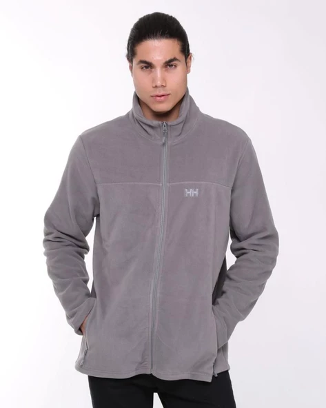 Helly Hansen Hh Zippy Erkek Tam Fermuarlı Gri Polar HH..12007HHA.876 ürün görseli 1