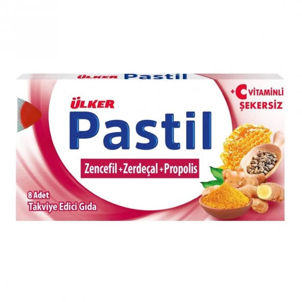 Zencefil Zerdeçal Propolis 8 Pastil ürün görseli 1