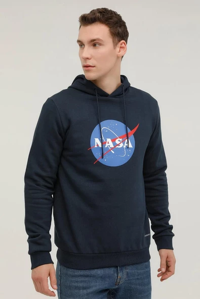LUMBERJACK M-NASA LOGO HOODIE 2PR - Resim 7