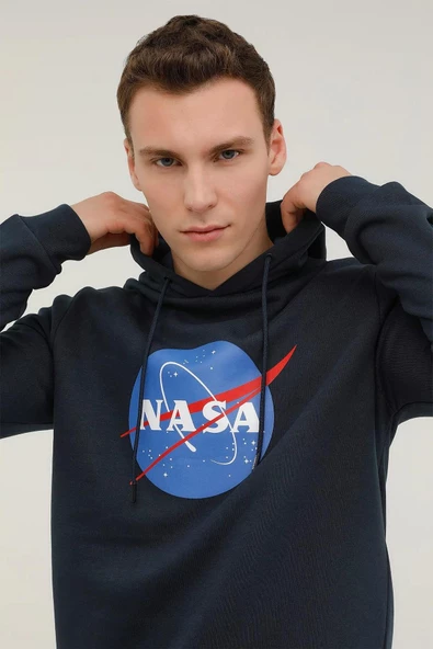 LUMBERJACK M-NASA LOGO HOODIE 2PR - Resim 11