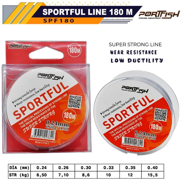 Portfish Sportful Misina 180 mt ürün görseli 1