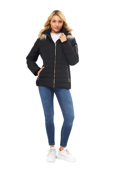 Kadın Spor Kapüşonlu Mont  M5301 BGL-ST03225 ürün görseli 1