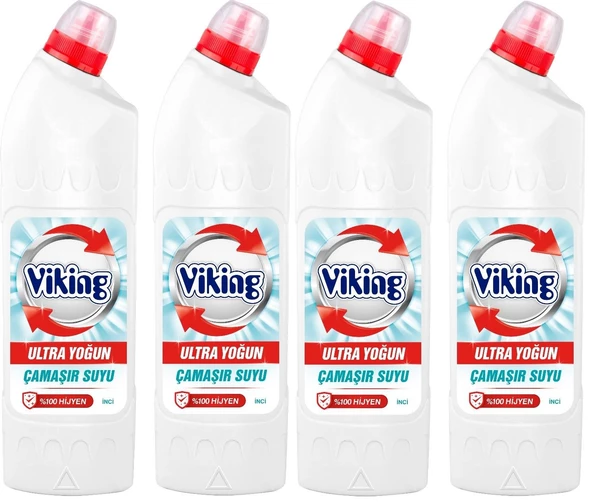 Viking Ultra Çamaşır Suyu İnci 750 ml 4 Adet ürün görseli 1