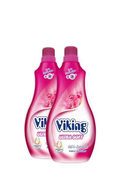 Viking Yumuşatıcı Soft Gül&Zambak 1400 ml 2 Adet ürün görseli 1