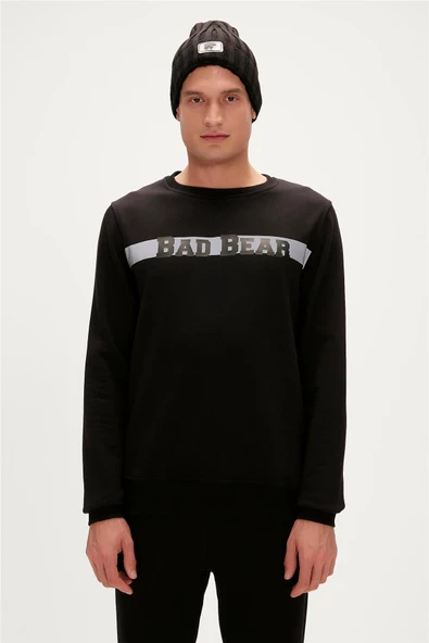 BAD BEAR REFLECT BEAR CREWNECK ERKEK SWEATSHİRT ürün görseli 1